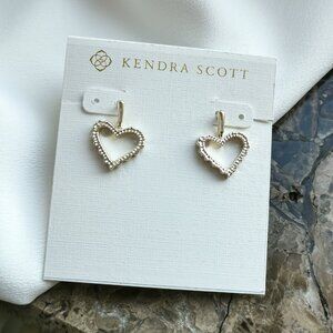 ❤️Kendra Scott Sophee heart Gold Drop Earrings